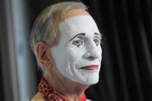 Richmond Shepard in White Mime face