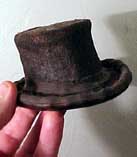 Miniature test model Top Hat  smaller than my hand