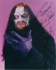 Undertaker Mask signed